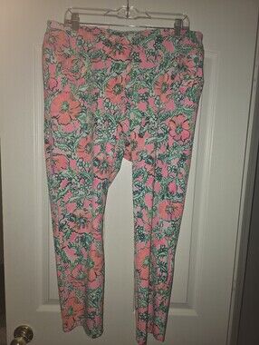Lilly Pulitzer Cropped Corso Pant Size 14 EUC